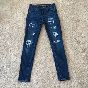 american eagle medium wash jeans
